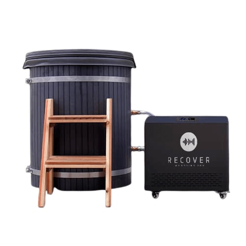 Premium Barrel Ice Bath with Chiller - Image 1