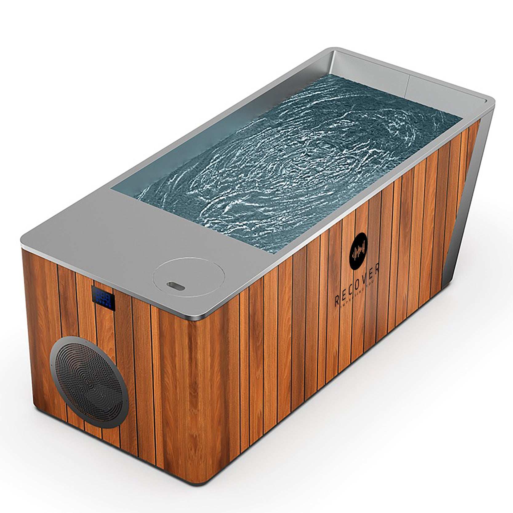Red Cedar & Stainless Steel Ice Bath | 0-45C | Self-Icing + Heated Recovery thumbnail 5