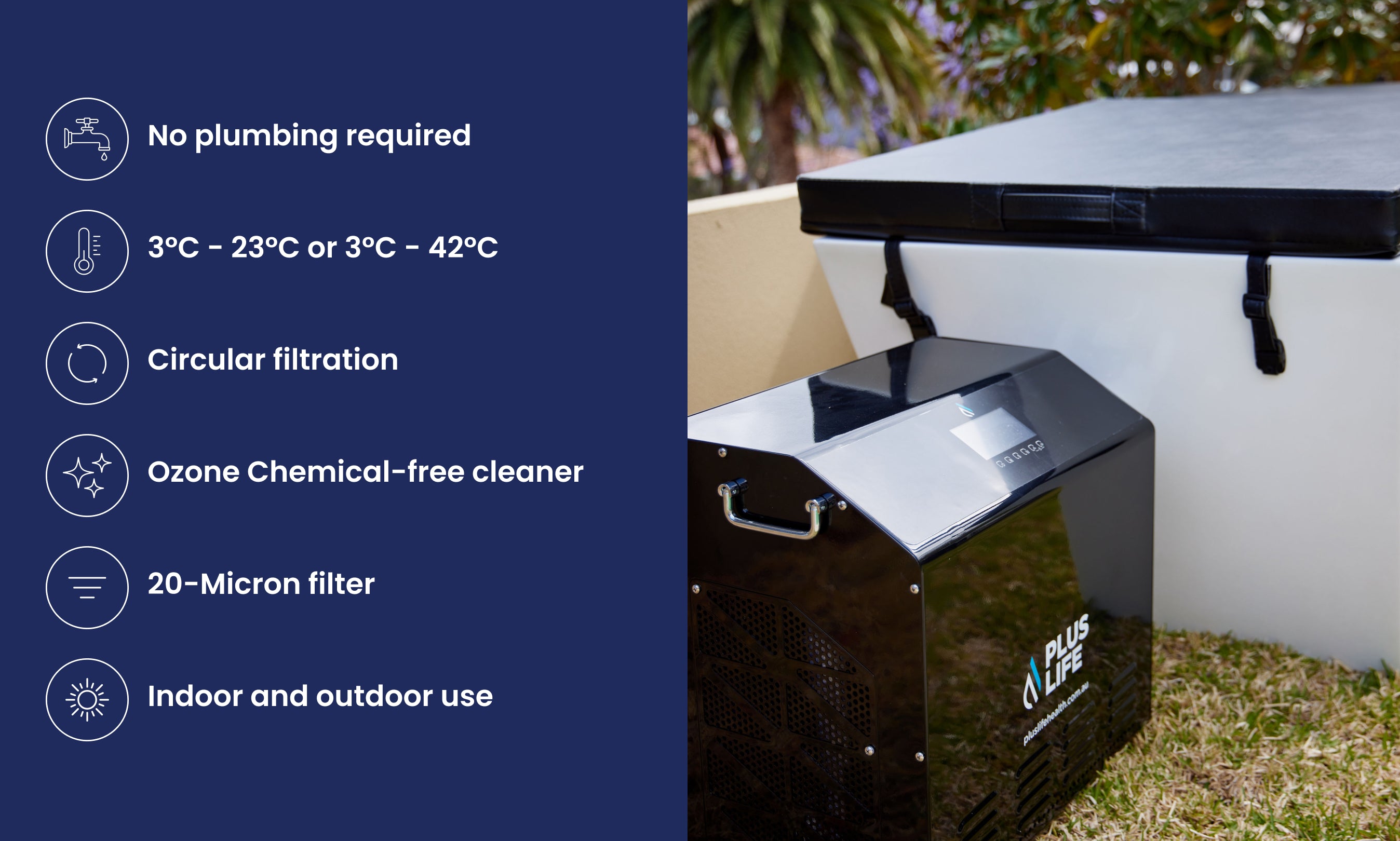 PlusLife Signature Ice Bath thumbnail 3