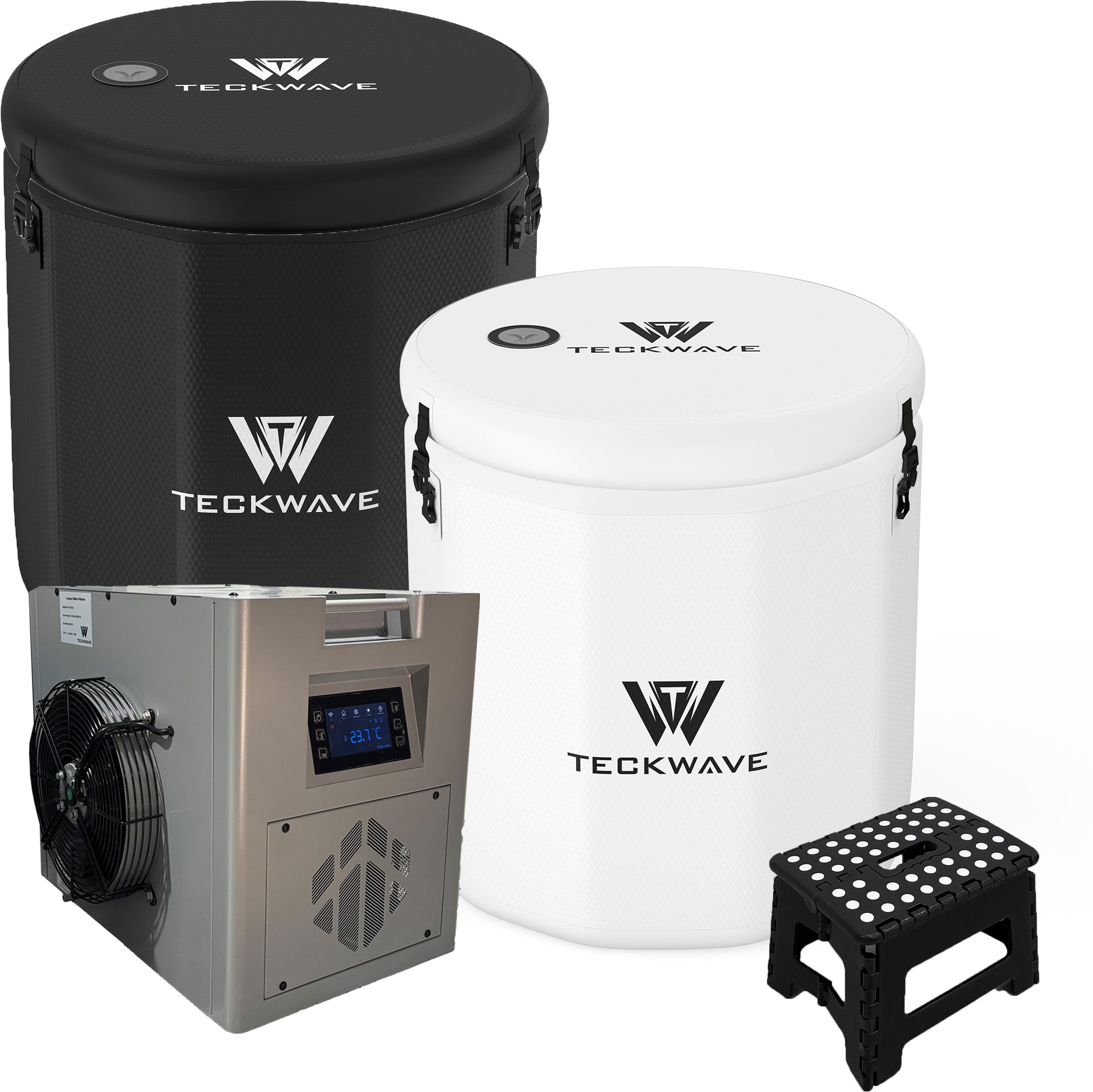 Barrel Ice Bath & Cold Plunge with Chiller & Filtration - Image 1