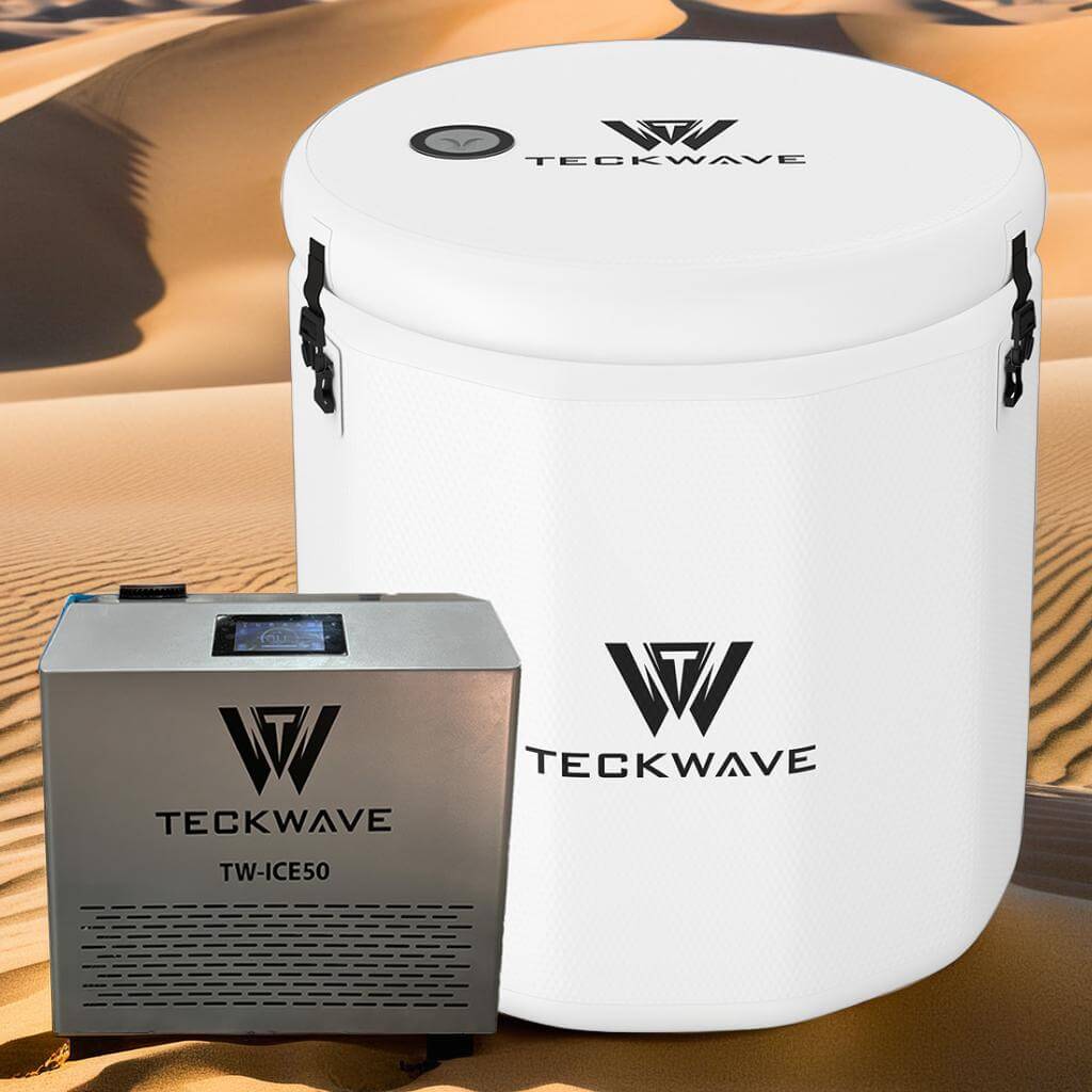 Barrel Ice Bath & Cold Plunge with Chiller & Filtration thumbnail 4