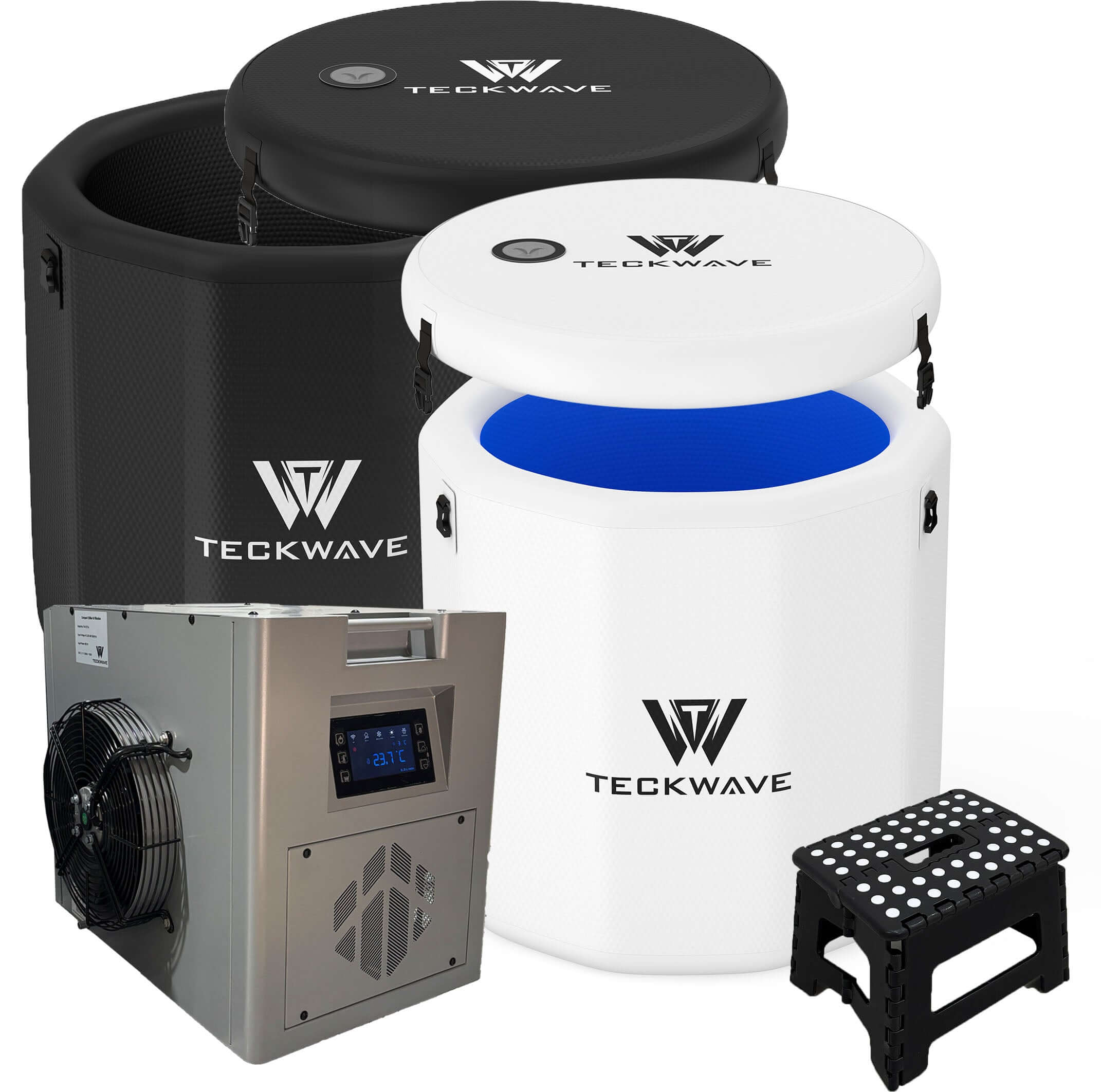 Barrel Ice Bath & Cold Plunge with Chiller & Filtration thumbnail 2