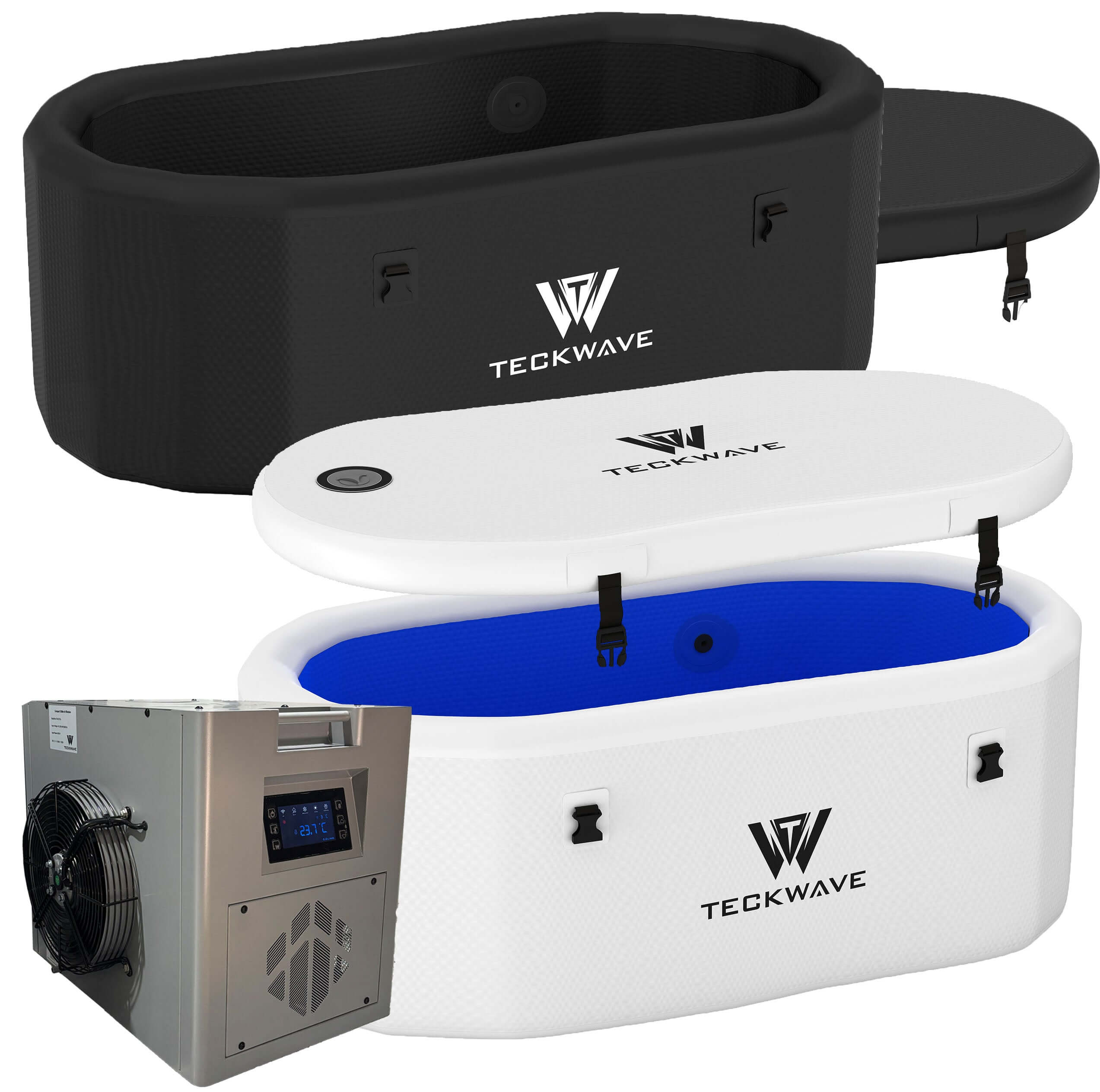 Extra Large Ice Bath & Cold Plunge with Chiller & Filtration thumbnail 2