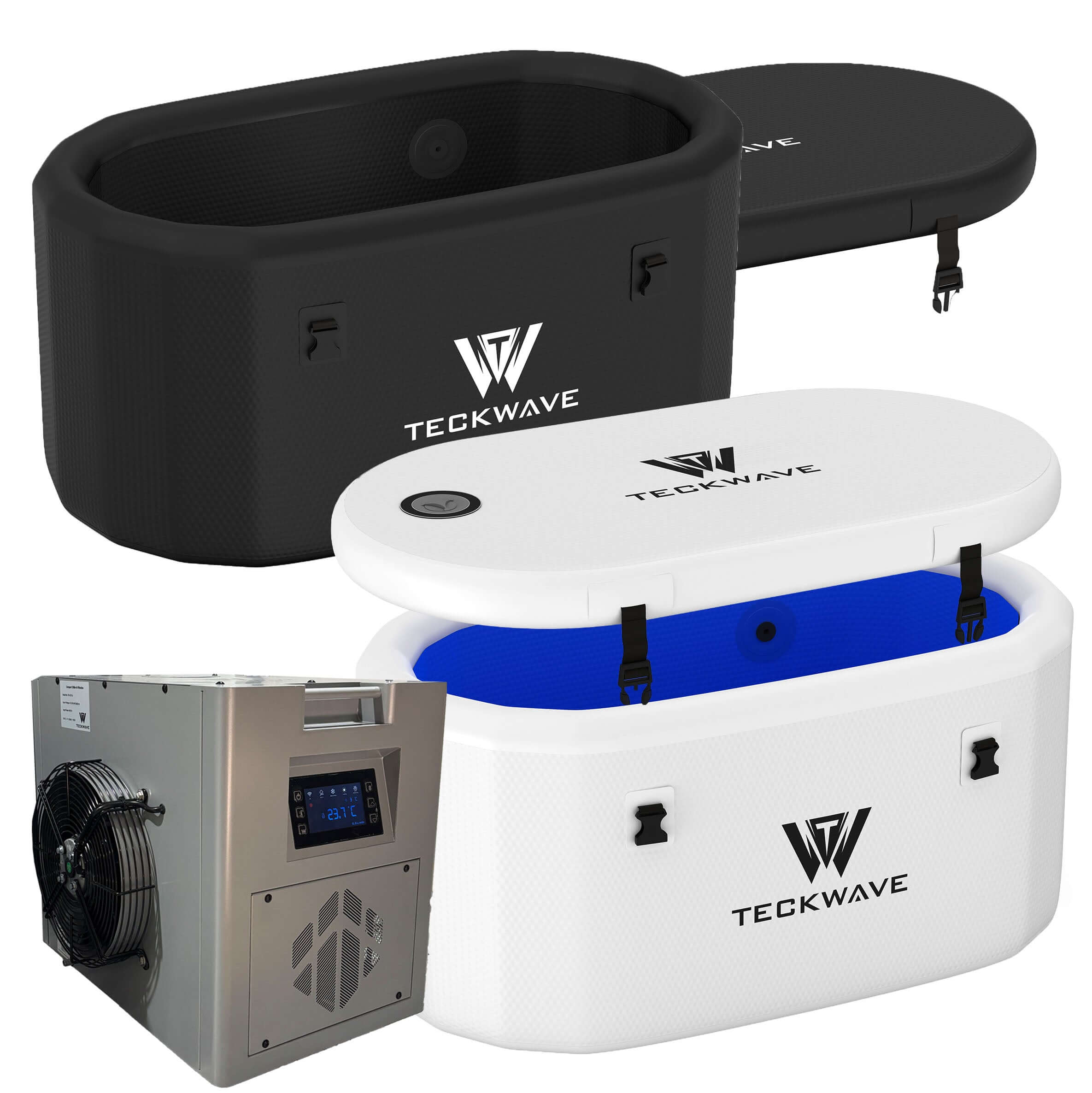 Extra Wide Ice Bath & Cold Plunge with Chiller & Filtration thumbnail 2