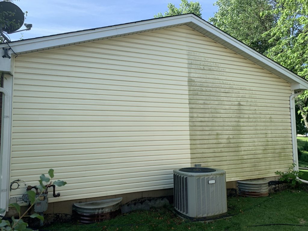 Siding Stain & Algae Cleaning