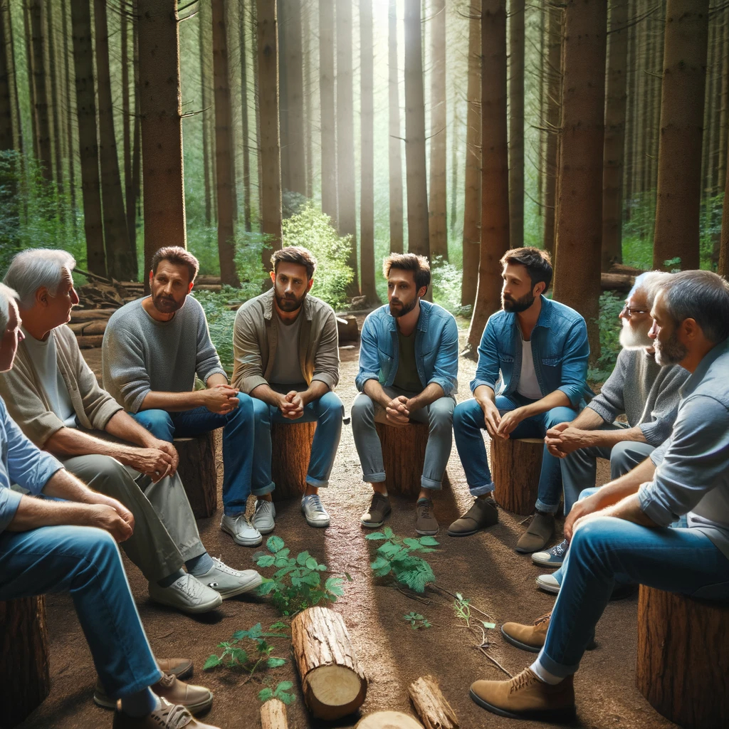 Ancient Path Biblical Coaching Plano TX 1400 Preston Road Suite 400 #4070, Plano, TX 75093 (817) 662-2011 man sitting on rock group talking