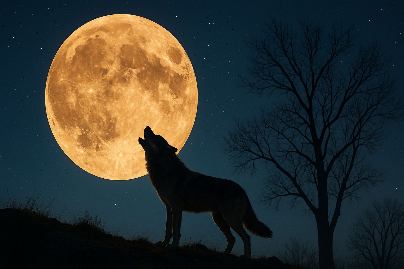 wolf moon full moon