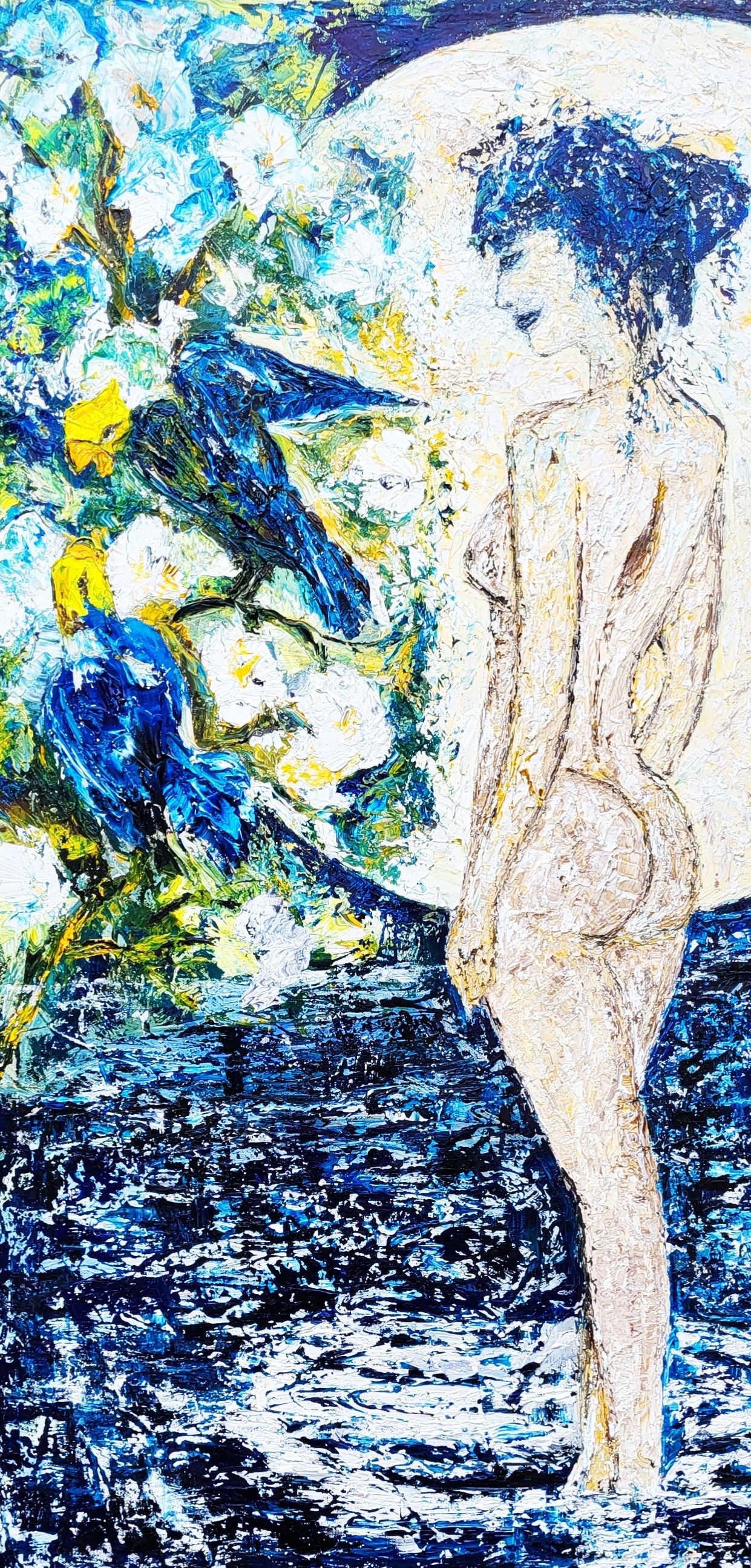 La femme et les oiseaux - 1750€