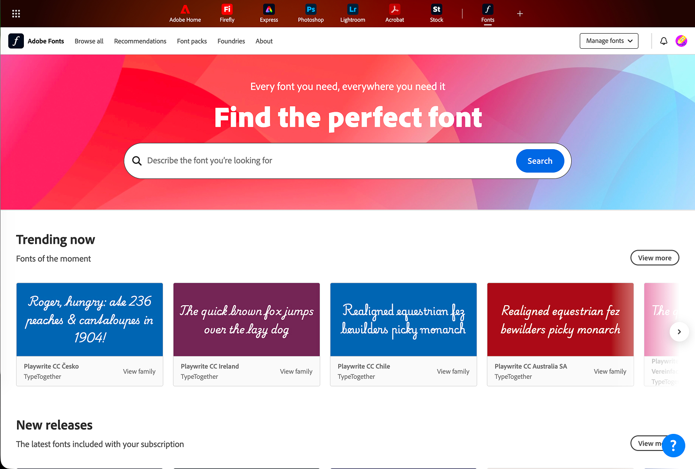 Adobe Fonts