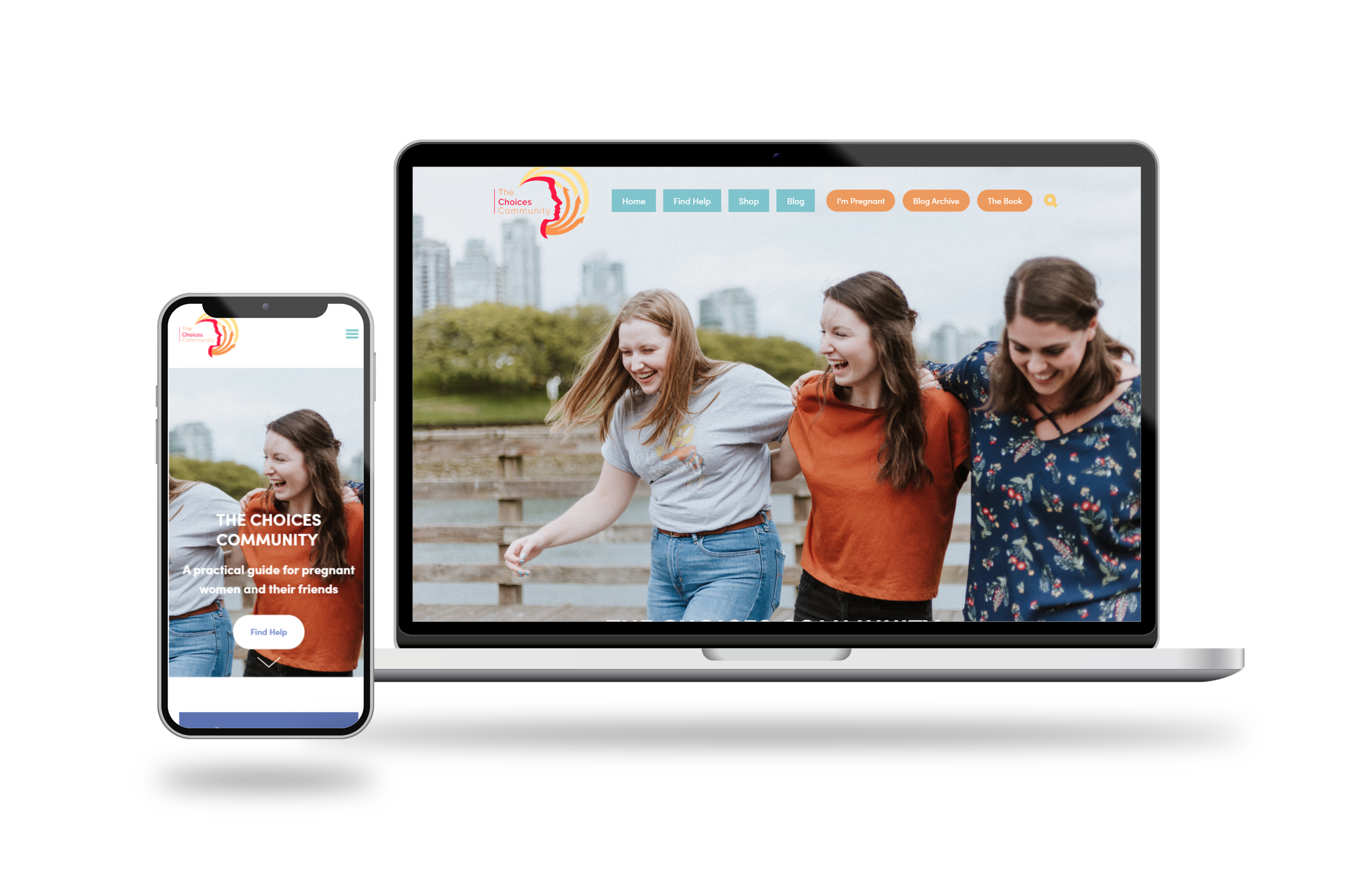 Client Company Website Mockup