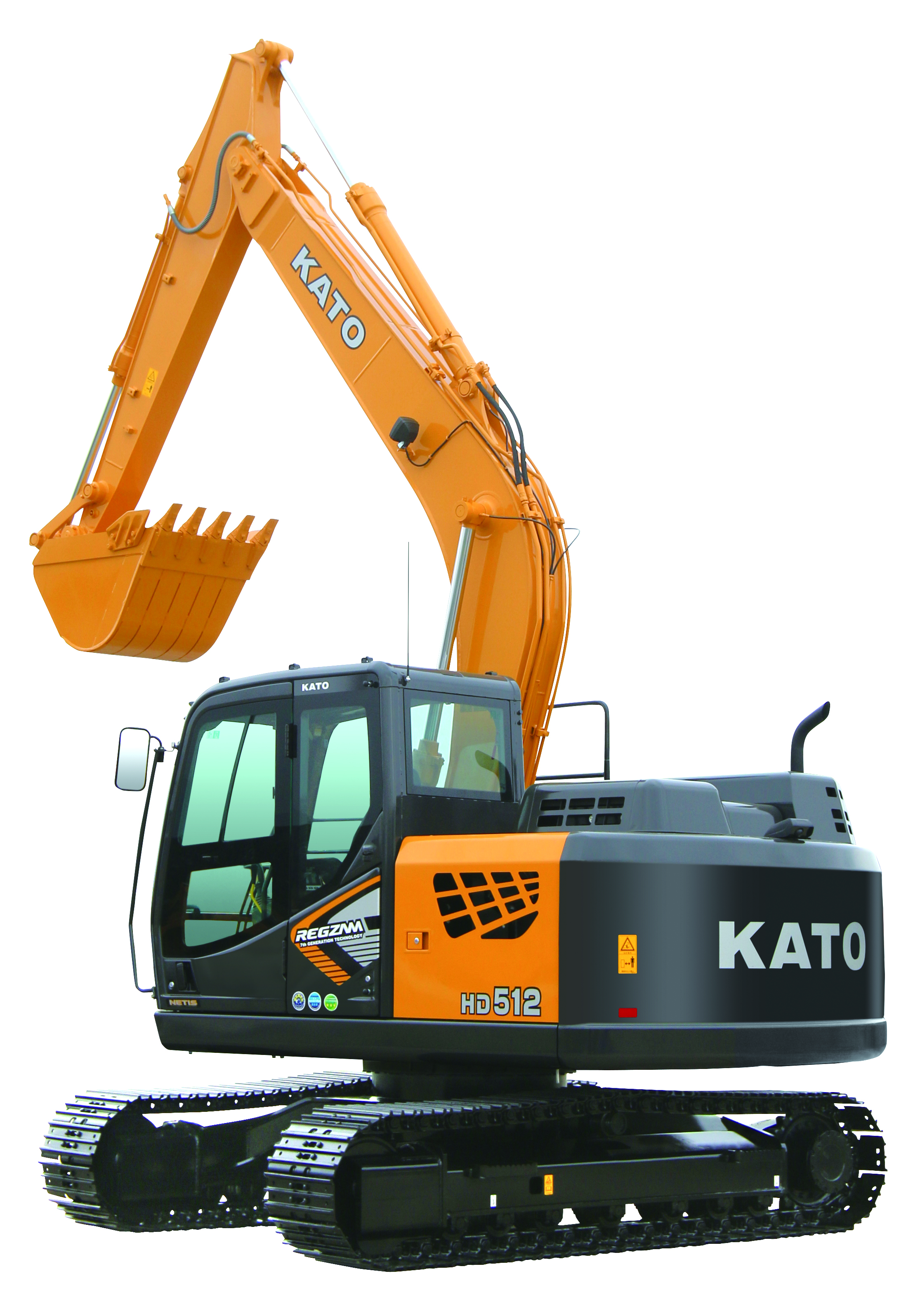 The Kato HD512-7 is a 12.9-ton class hydraulic excavator designed for mid-size earthmoving and utility applications. It combines fuel-efficient performance with operator comfort and durability, making it suitable for urban construction, roadwork, and general excavation tasks.