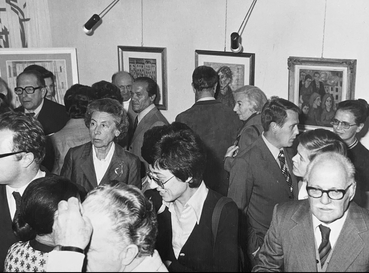 fotografia di inaugurazione 1975 Guido Polo