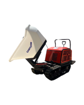 The Canycom SC75 is a stand-on rubber track concrete buggy engineered for efficient material transport across challenging terrains. Its compact design and robust features make it ideal for construction sites requiring maneuverability and durability.