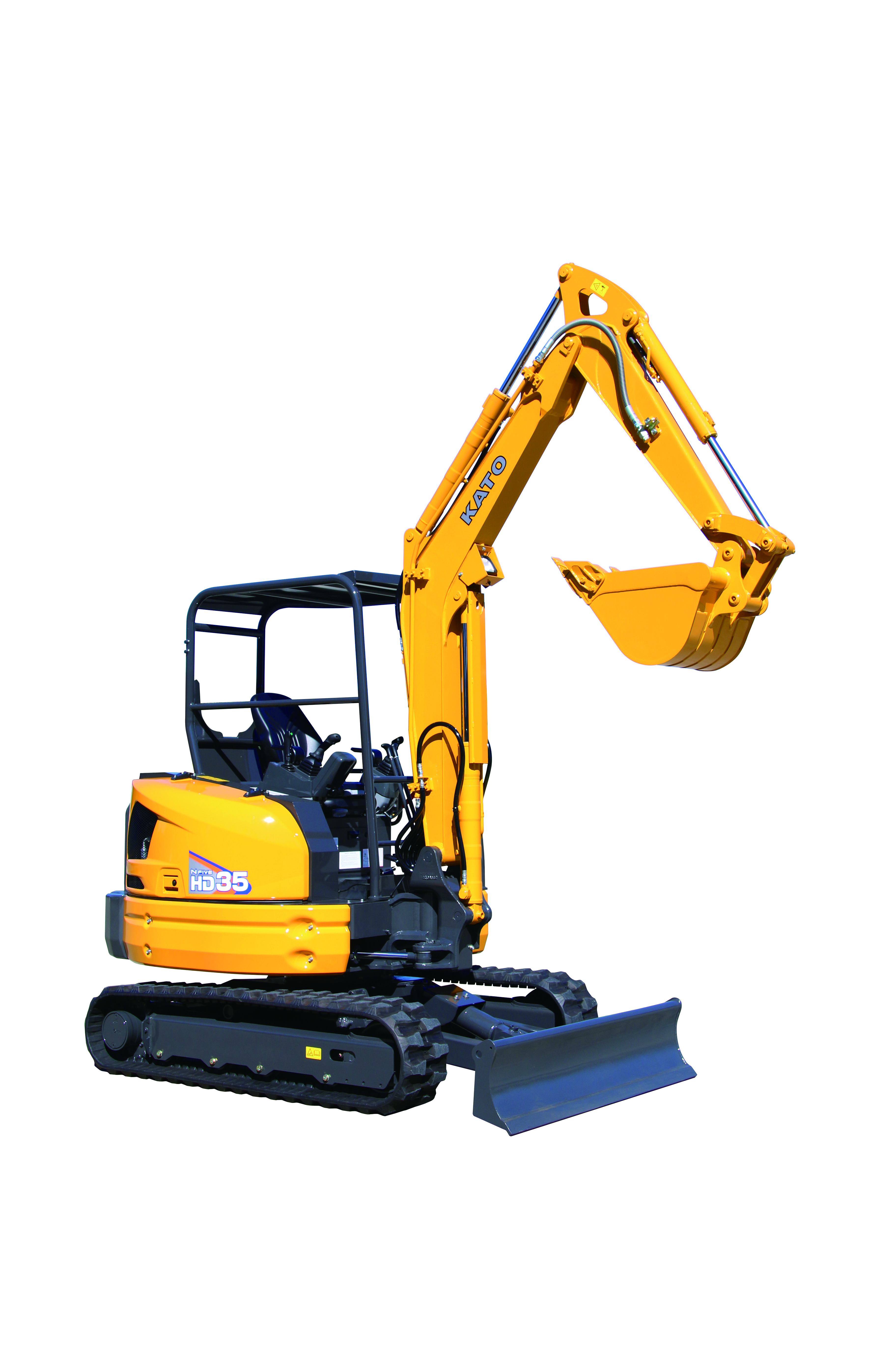 The Kato HD35N5 is a 3.5-ton zero tail swing mini excavator designed for versatility, power, and operator comfort. Its compact design makes it ideal for urban construction, landscaping, and utility projects.