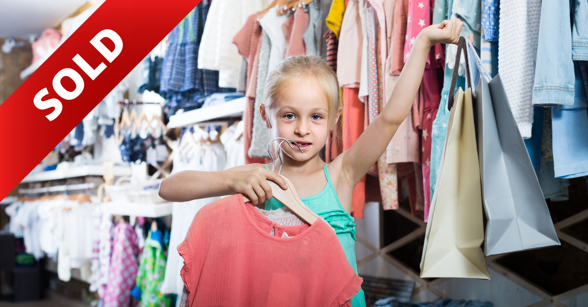 SOLD | Designer Kids Clothing Store For Sale In Sydney