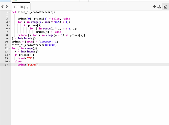 checking if a number is a prime number