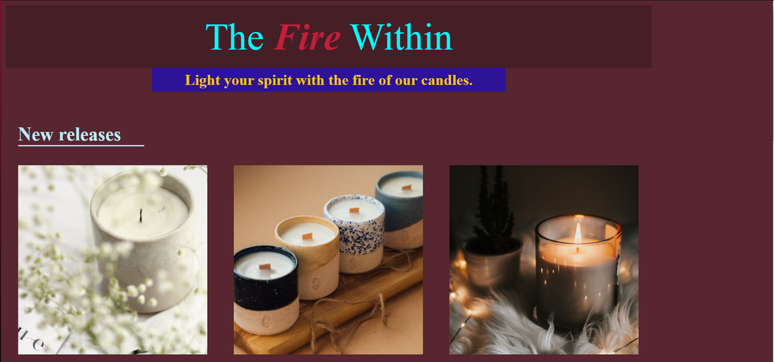 The fire within web comp