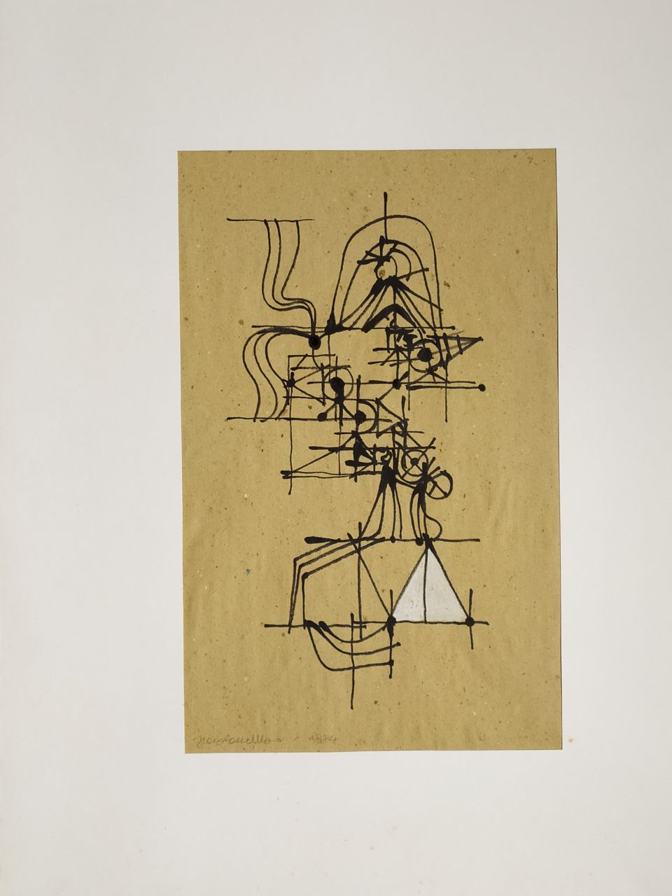 disegno su carta di Mariano Fracalossi