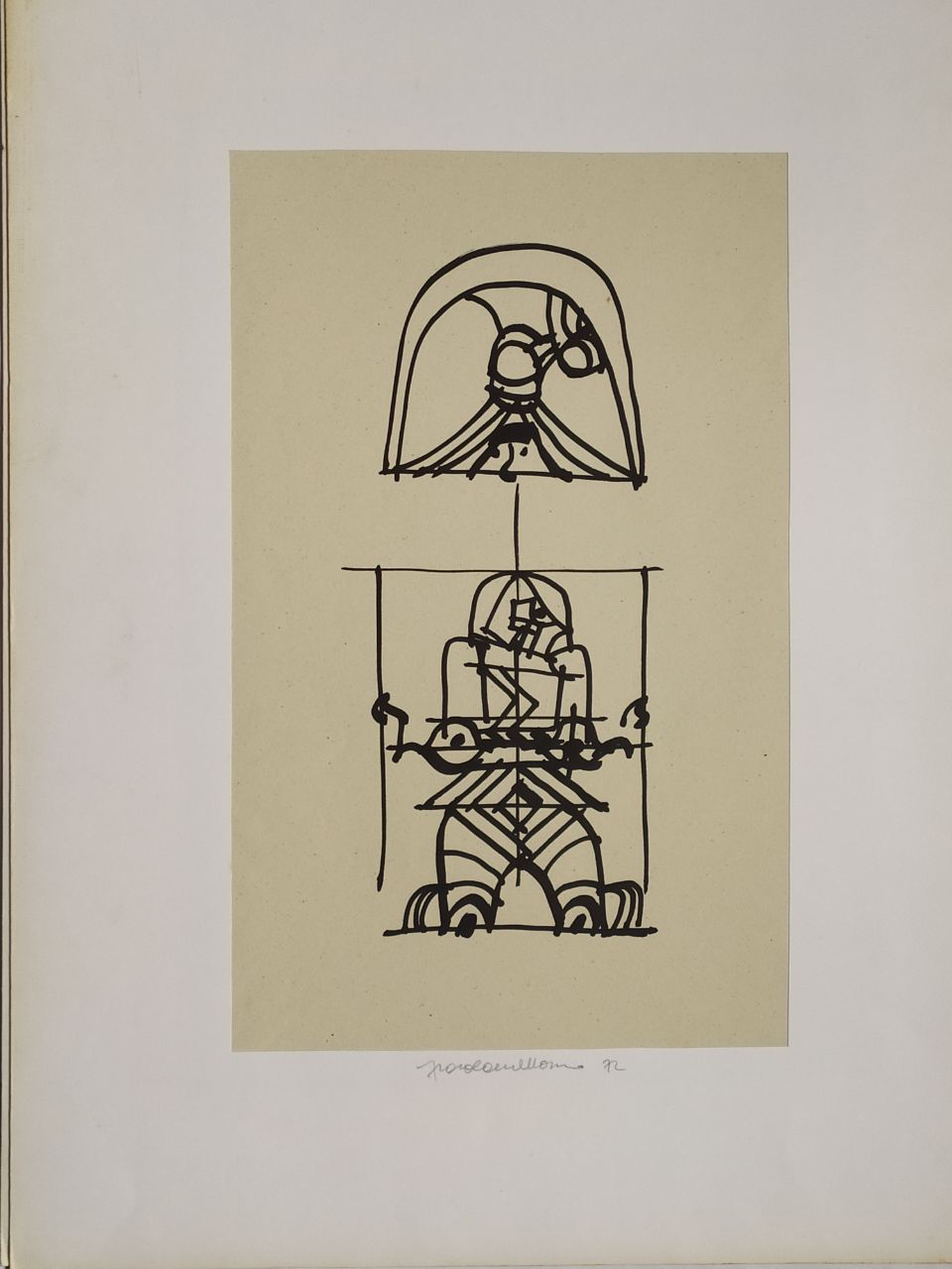 disegno a flo-master di Mariano Fracalossi