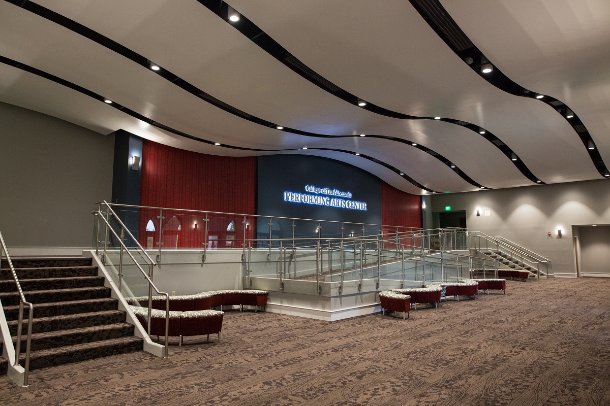 College of the Albemarle Performing Arts Lobby