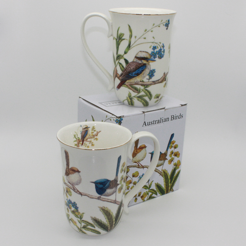 Blue Wren/Kookaburra Mug