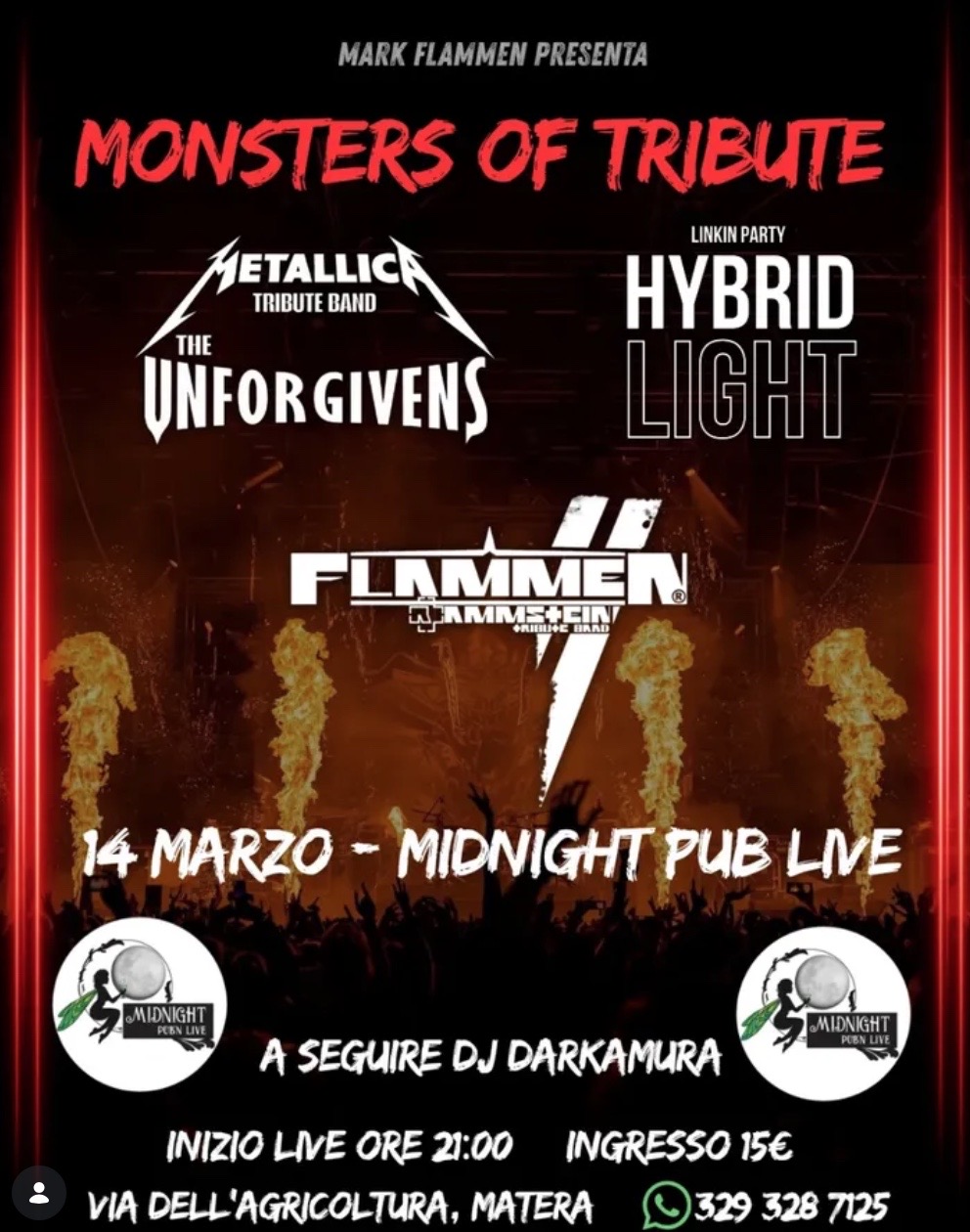 Monsters Of Tribute – Metallica, Linkin Park & Rammstein Tribute Band