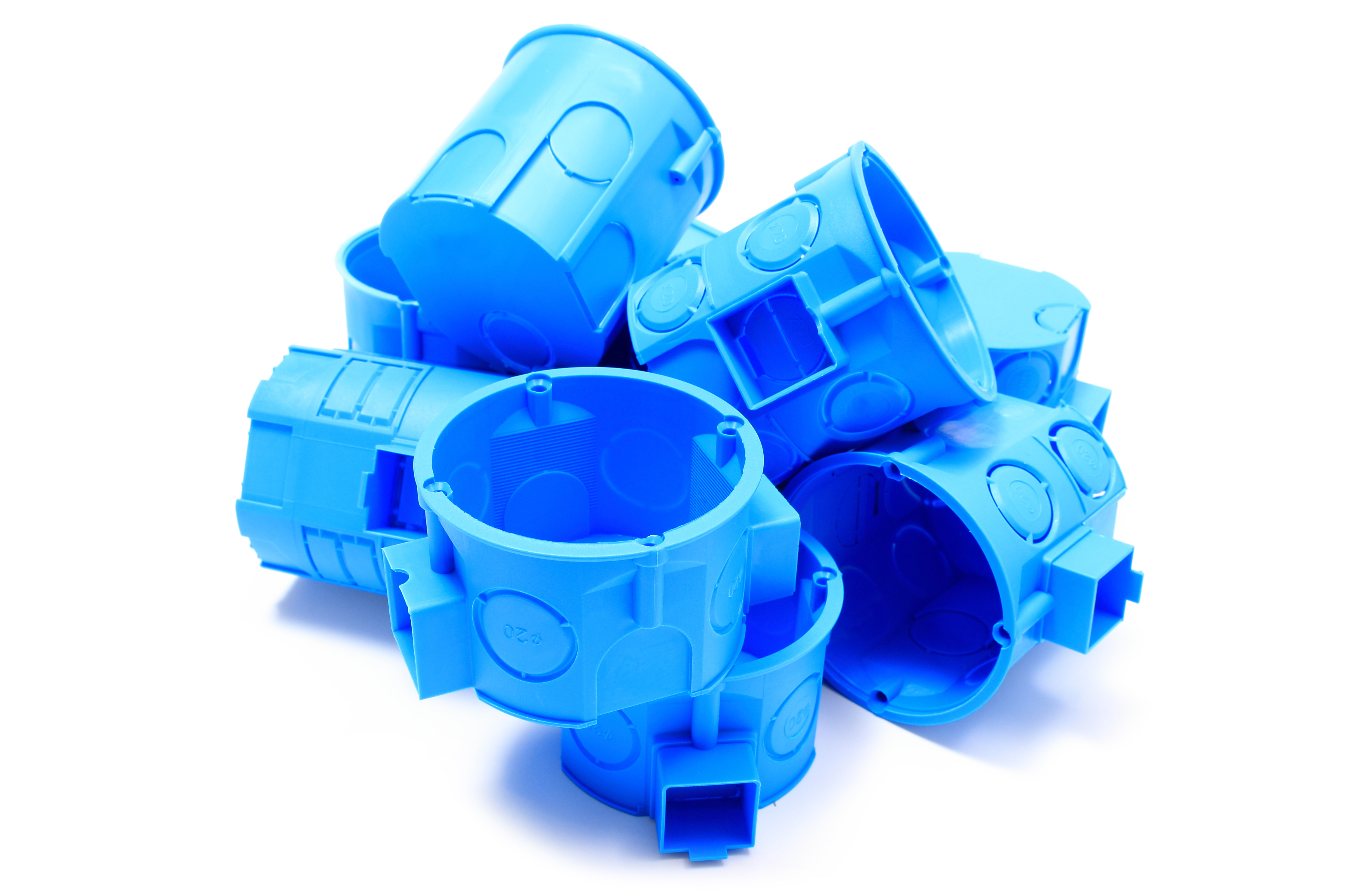 Photo of a group of plastic products created by Bennet Plastics.