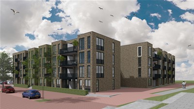 Nieuwbouw 54 appartementen Cuijkse Cantheelen hof 4 Cuijk