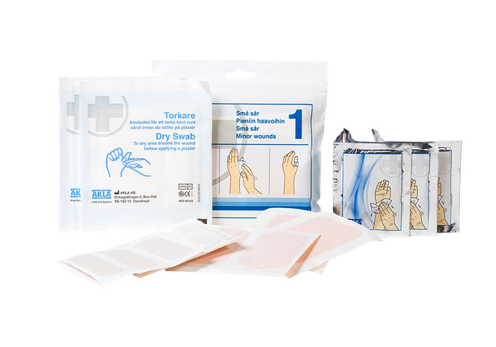 Bag 1 for small wounds