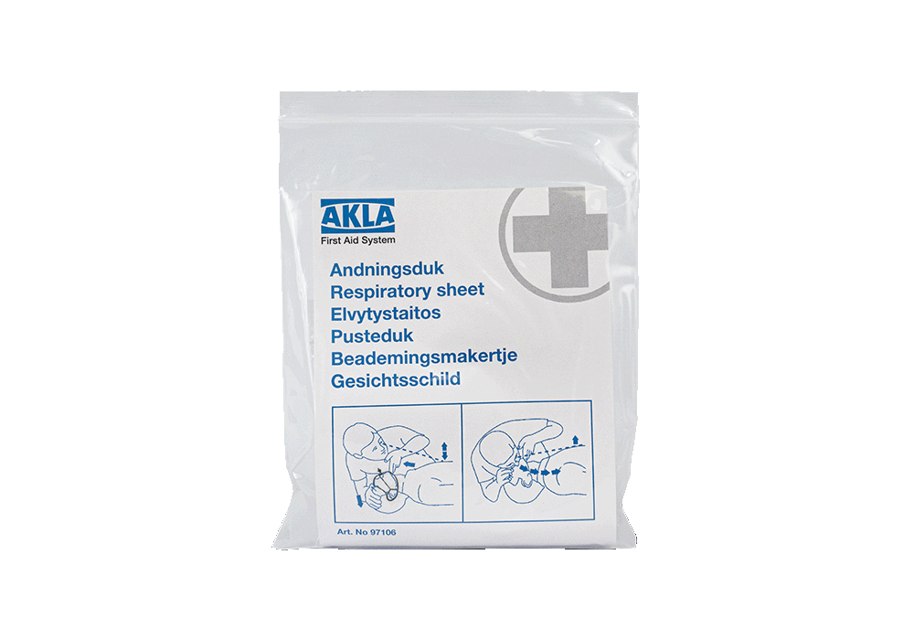 Breathable cloth with non-return valve