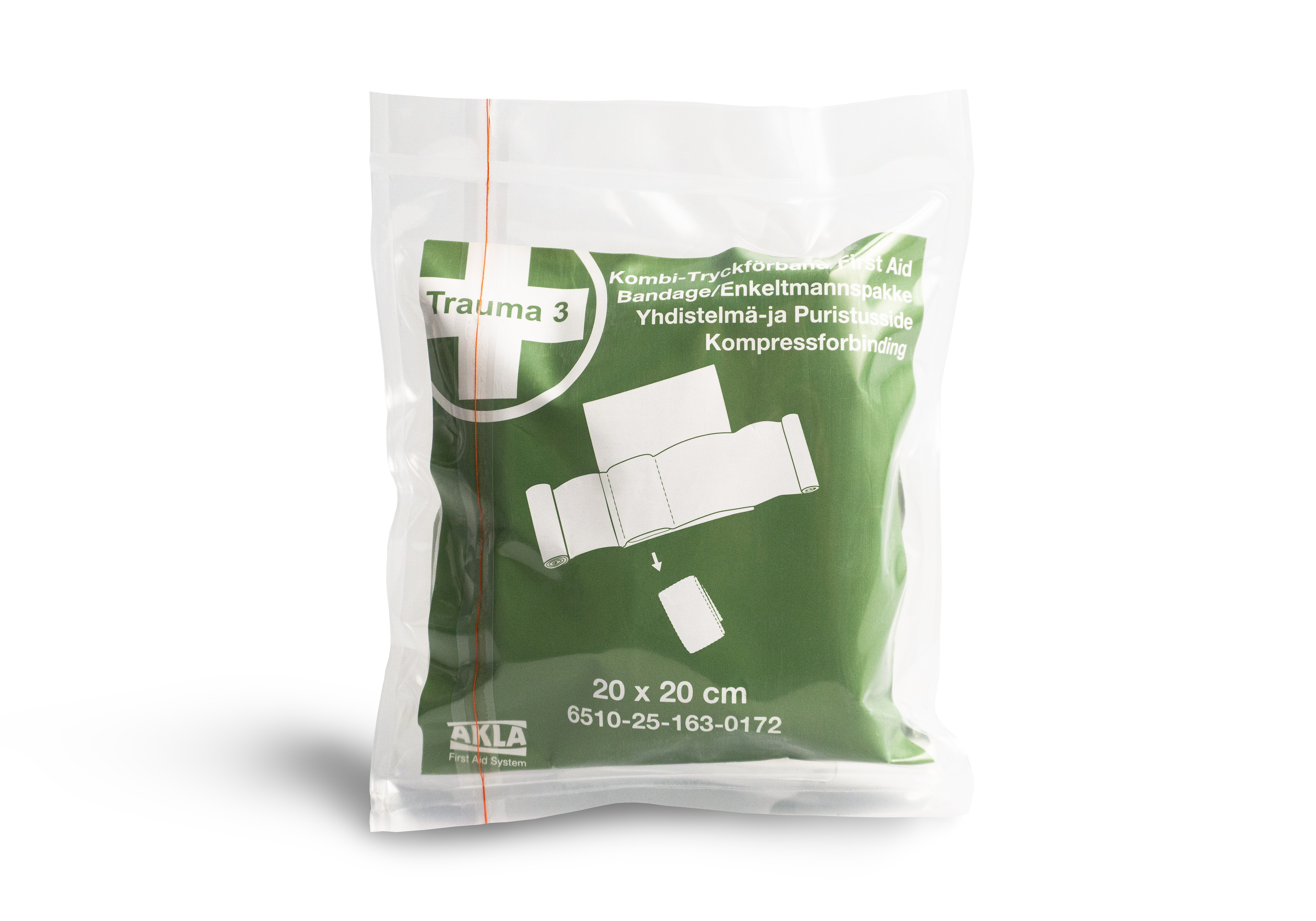 Trauma 3 Combi / Pressure dressing 20x20cm 