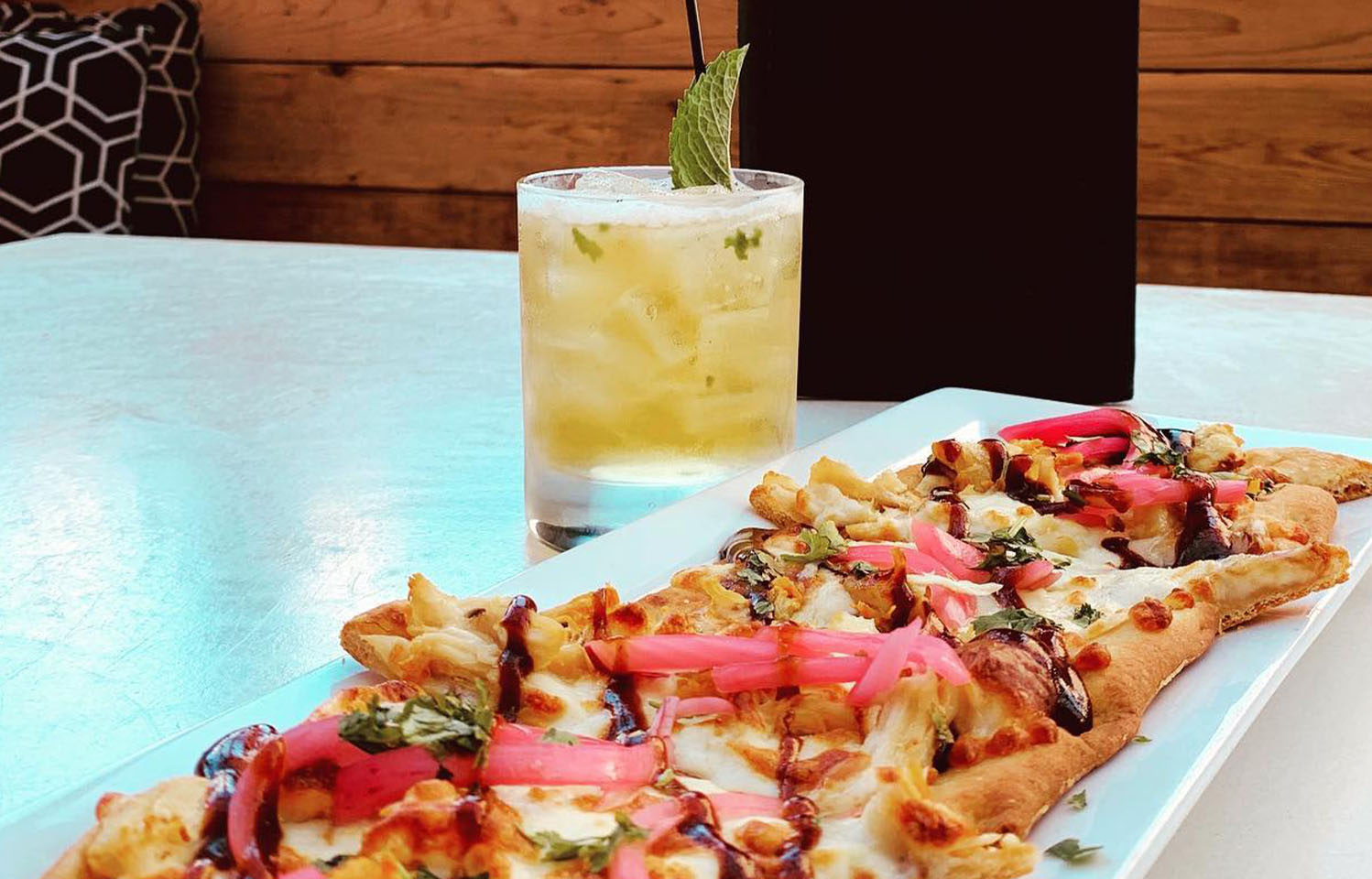 Share plates and sip on hand-crafted cocktails at Room 38 Restaurant & Lounge in Columbia, MO.