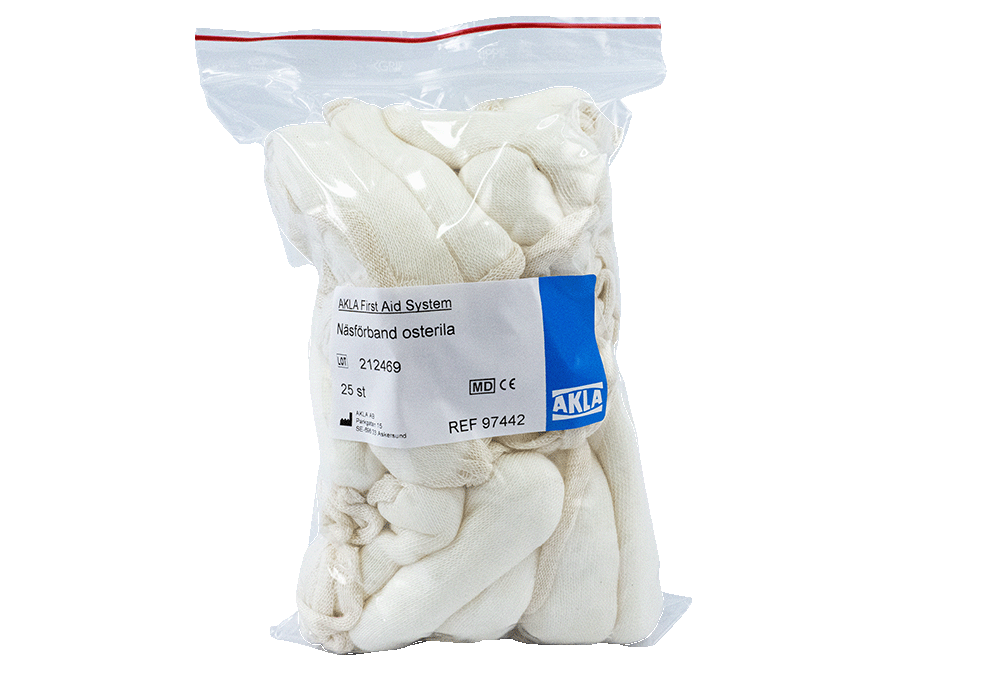 Nosebandage, Unsterile sterile, 4 x 25 pcs