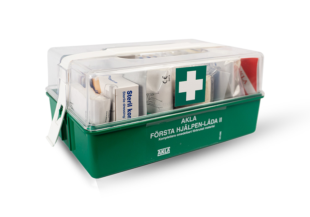 Första hjälpen, låda II, medium