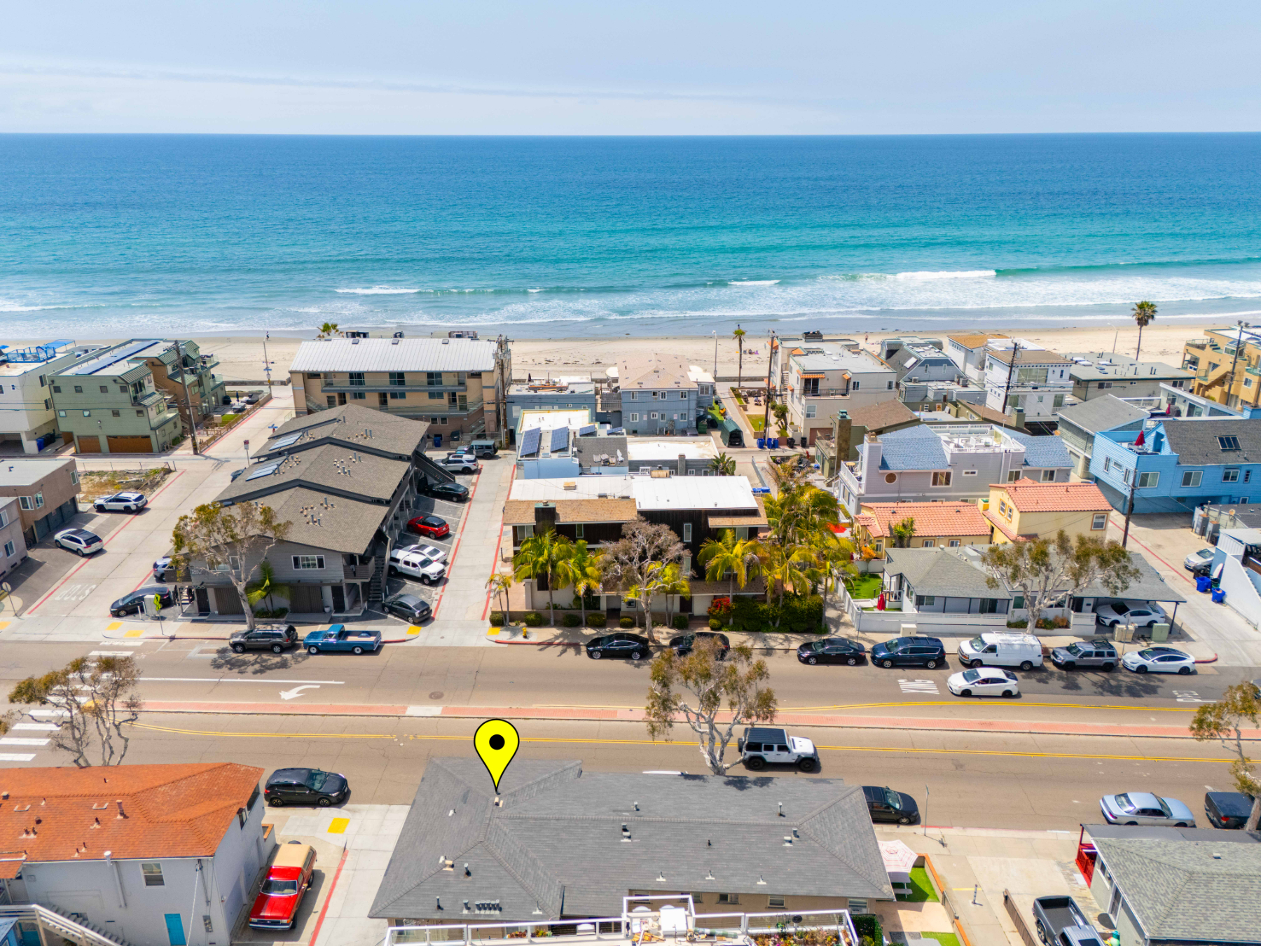 Just Across the Street is the Beach