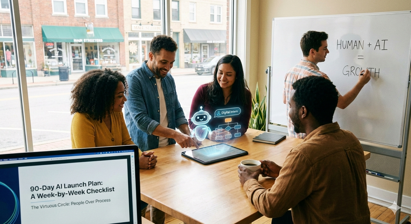 90-Day AI Launch Plan: A week-by-week checklist for a non-technical CEO to adopt AI