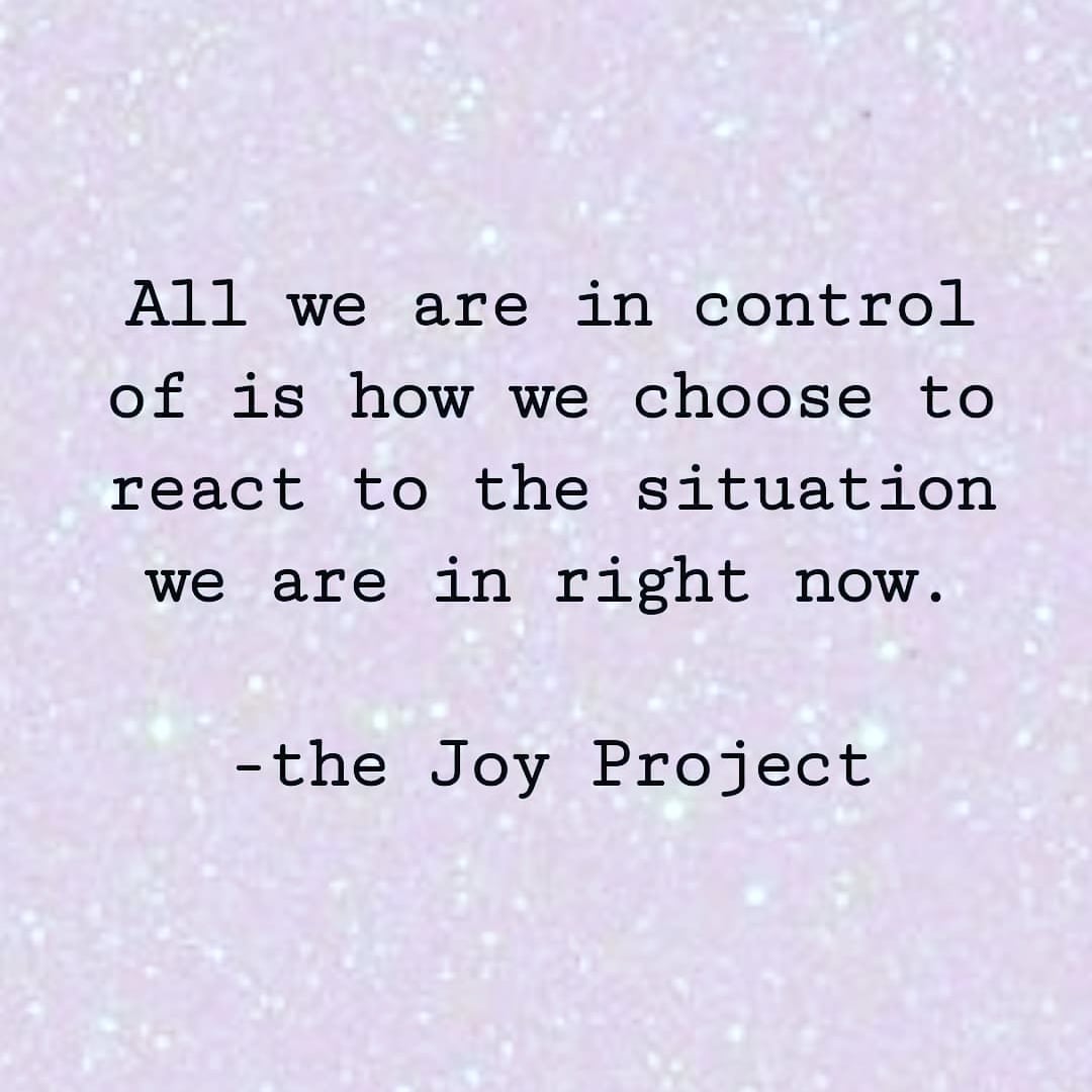 All You Control Is...