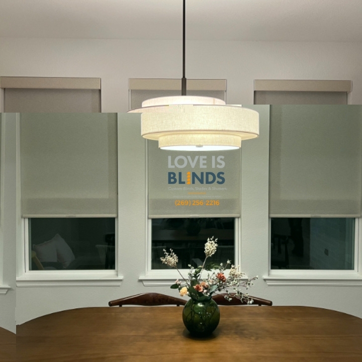 Love is Blinds-Custom Blinds, Shades, Shutters, 10429 E M-89 Hwy Suite 115, Richland, MI 49083, (269) 256-2216 Custom Shade Installation