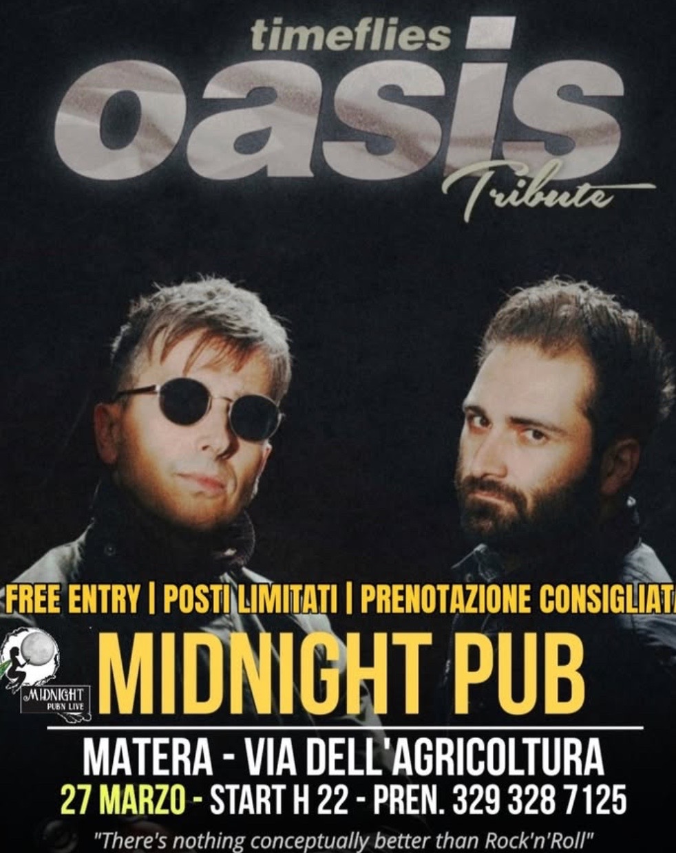 TIMEFLIES - OASIS TRIBUTE BAND
