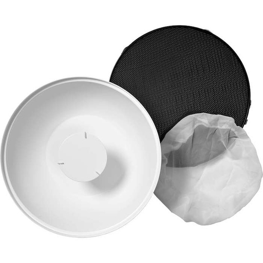 SOFTLIGHT REFLECTOR WHITE WITH DIFFUSER AND GRID view 3