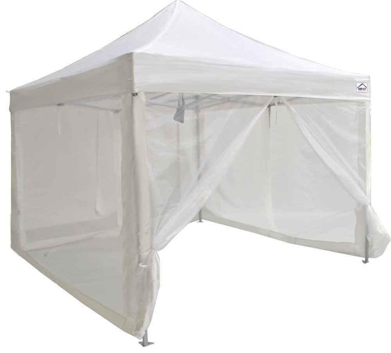 TENT 10'x10' SCREEN MOSQUITO NETTING WALLS view 2
