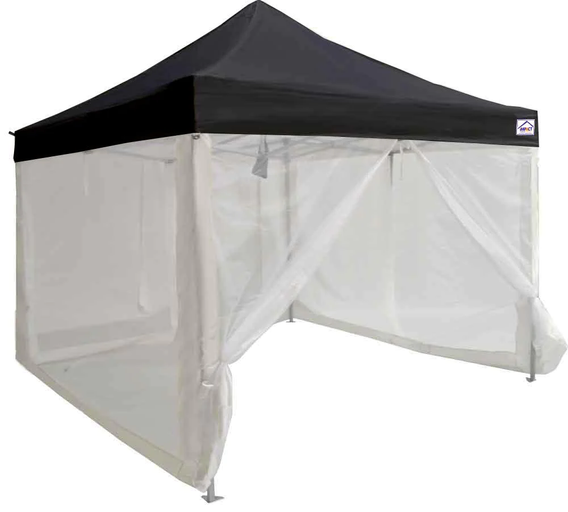 TENT 10'x10' SCREEN MOSQUITO NETTING WALLS view 3