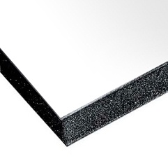 FOAMCORE - BLACK/WHITE - 4'x8' 1/2