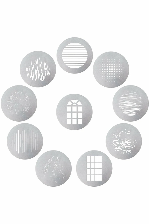 SPOTLIGHT 10 PIECE GOBO KIT