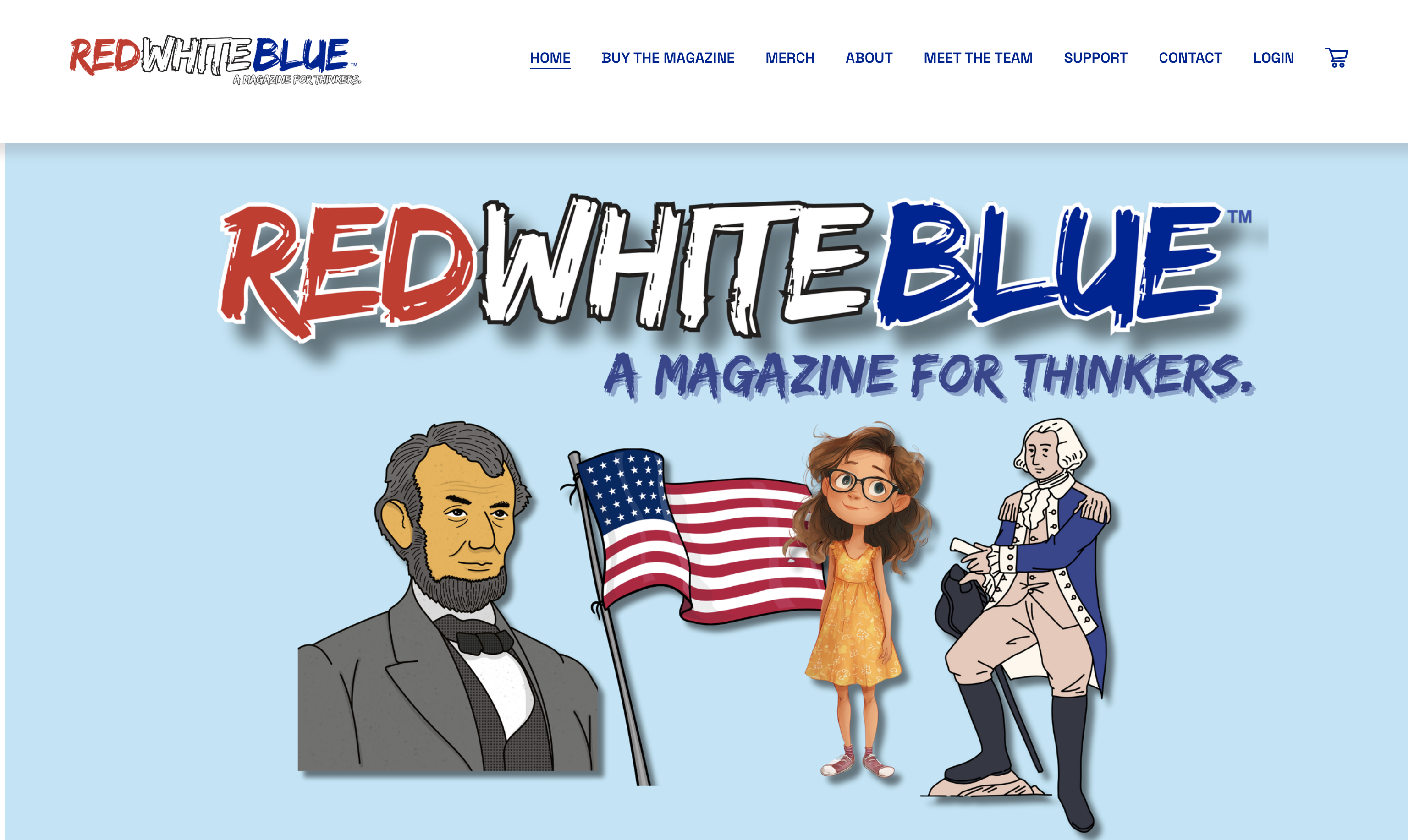 REDWHITEBLUE Magazine Logo