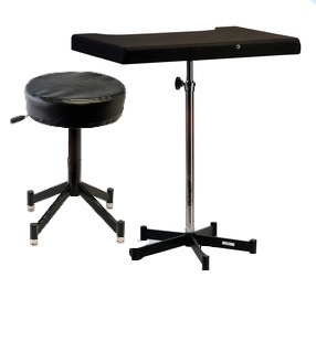 POSING STOOL AND TABLE
