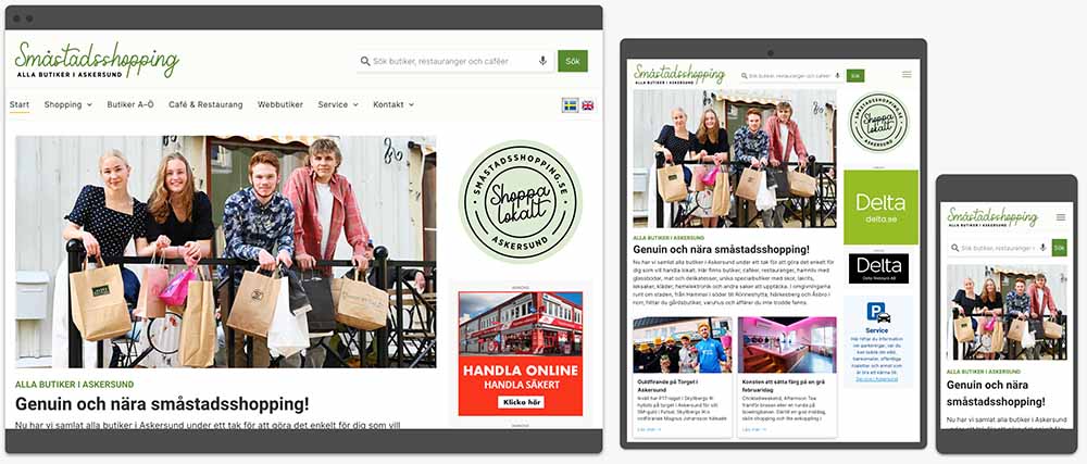 Småstadsshopping