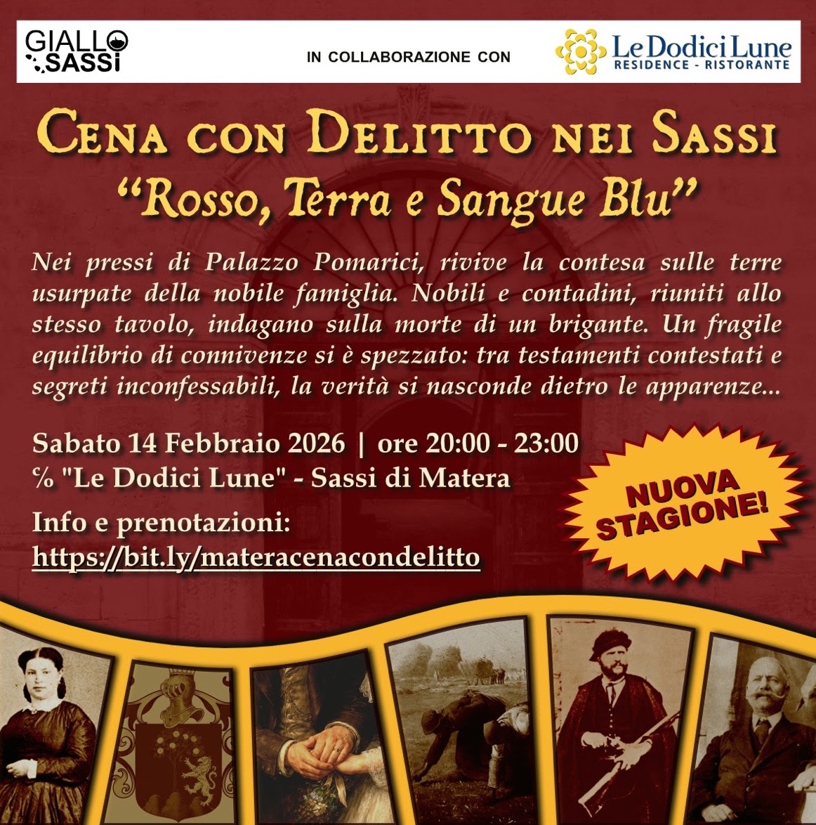 "Rosso, Terra e Sangue Blu!"- cena con delitto