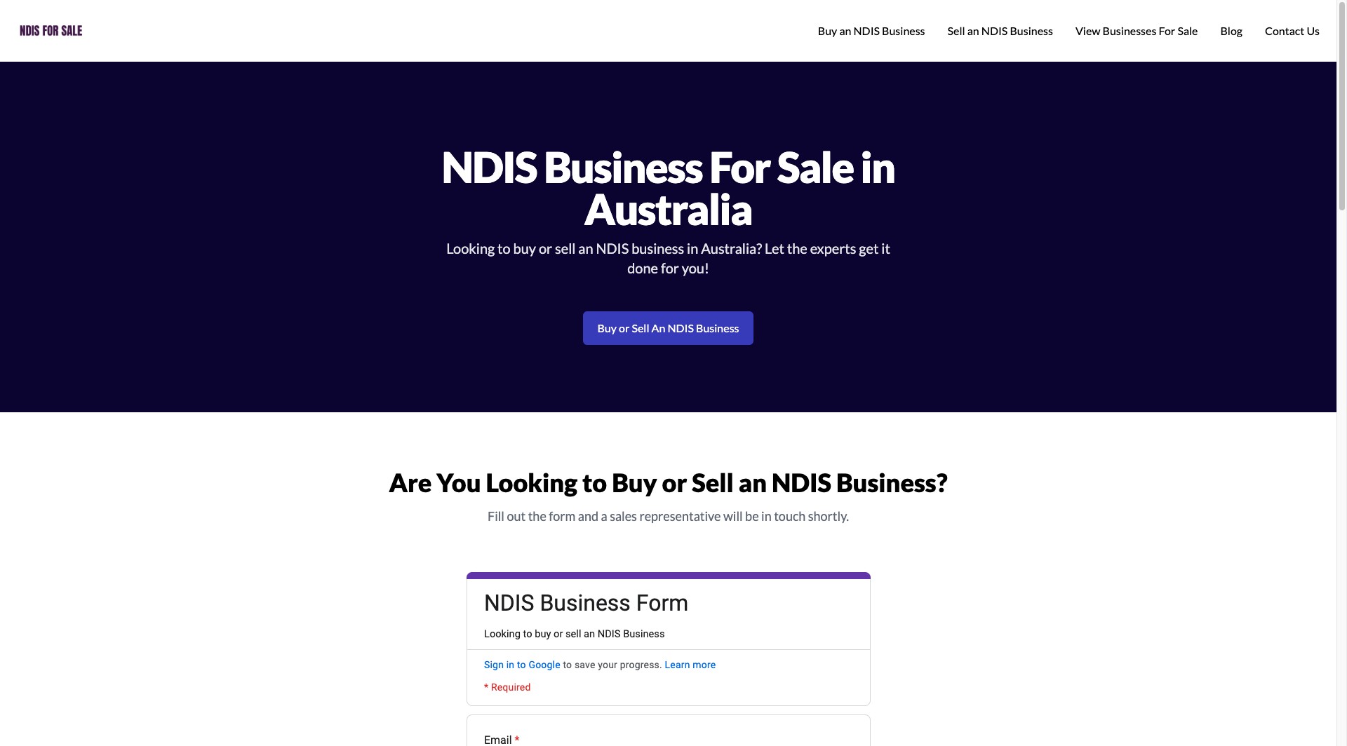 NDIS Website