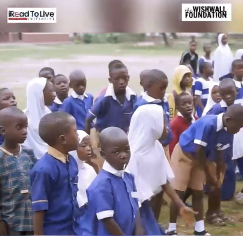 Children Appreciation for Library Makeover in Africa